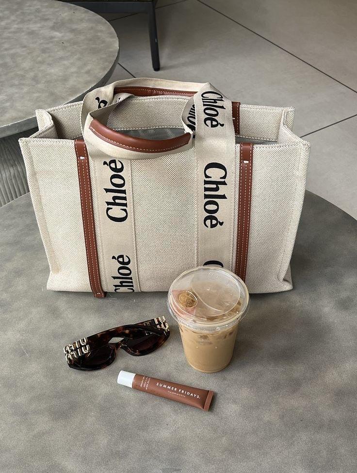 CHLOE WOODY TOTE BAG