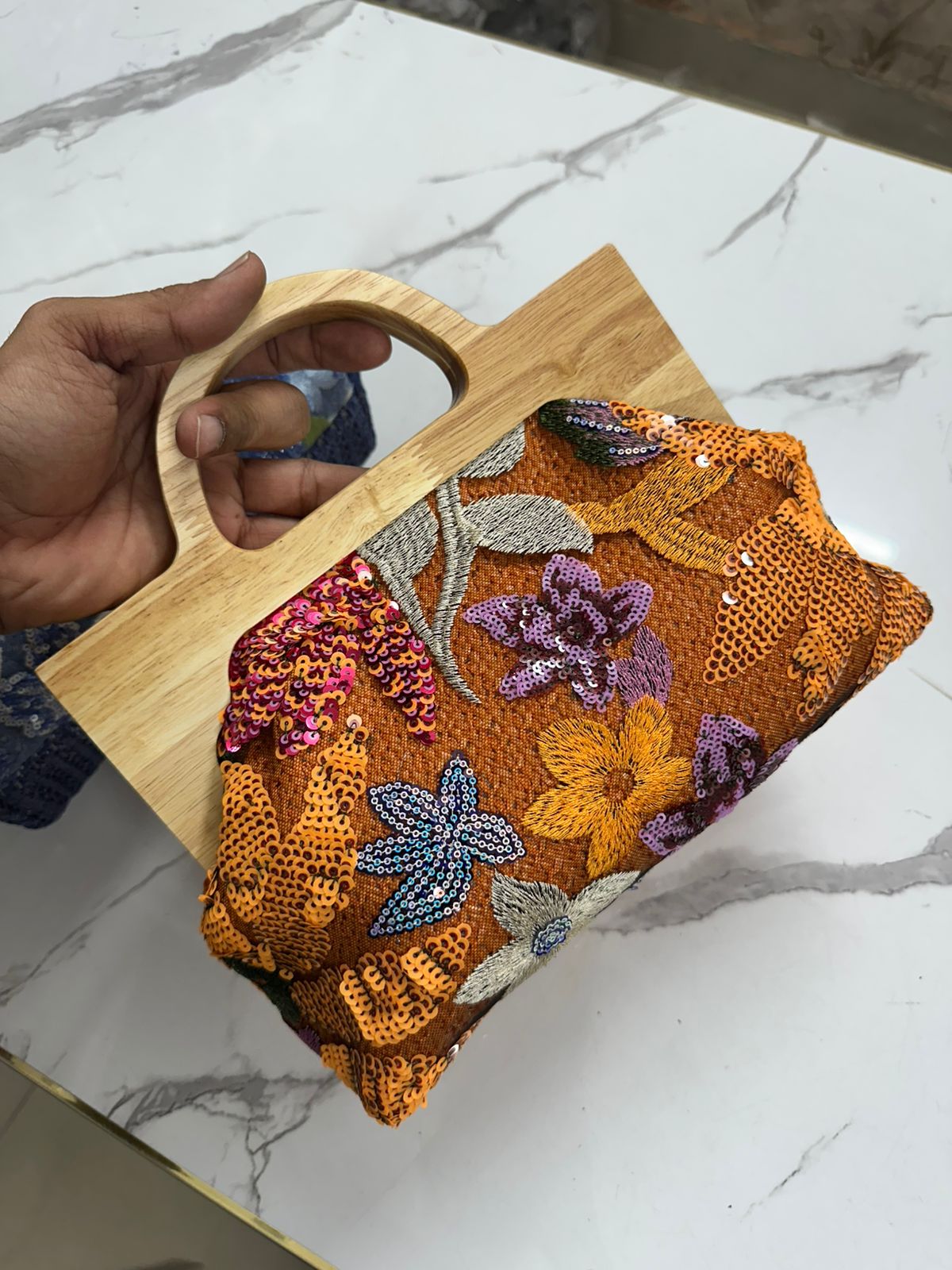 ELEGANT HAND CRAFTED CLUTCH