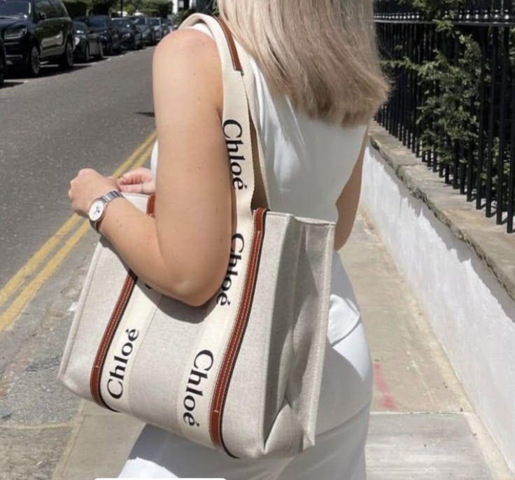 CHLOE WOODY TOTE BAG