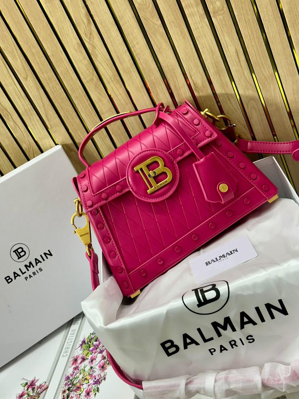 BALMAIN B BUZZ DYNASTY GENUINE BAG