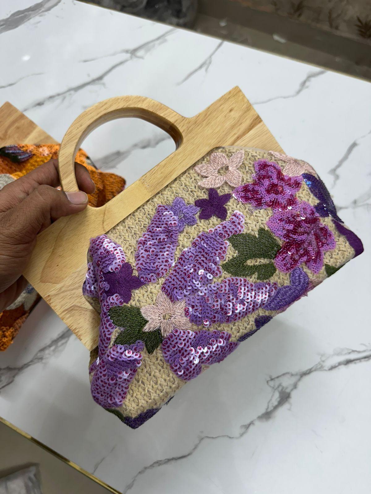 ELEGANT HAND CRAFTED CLUTCH