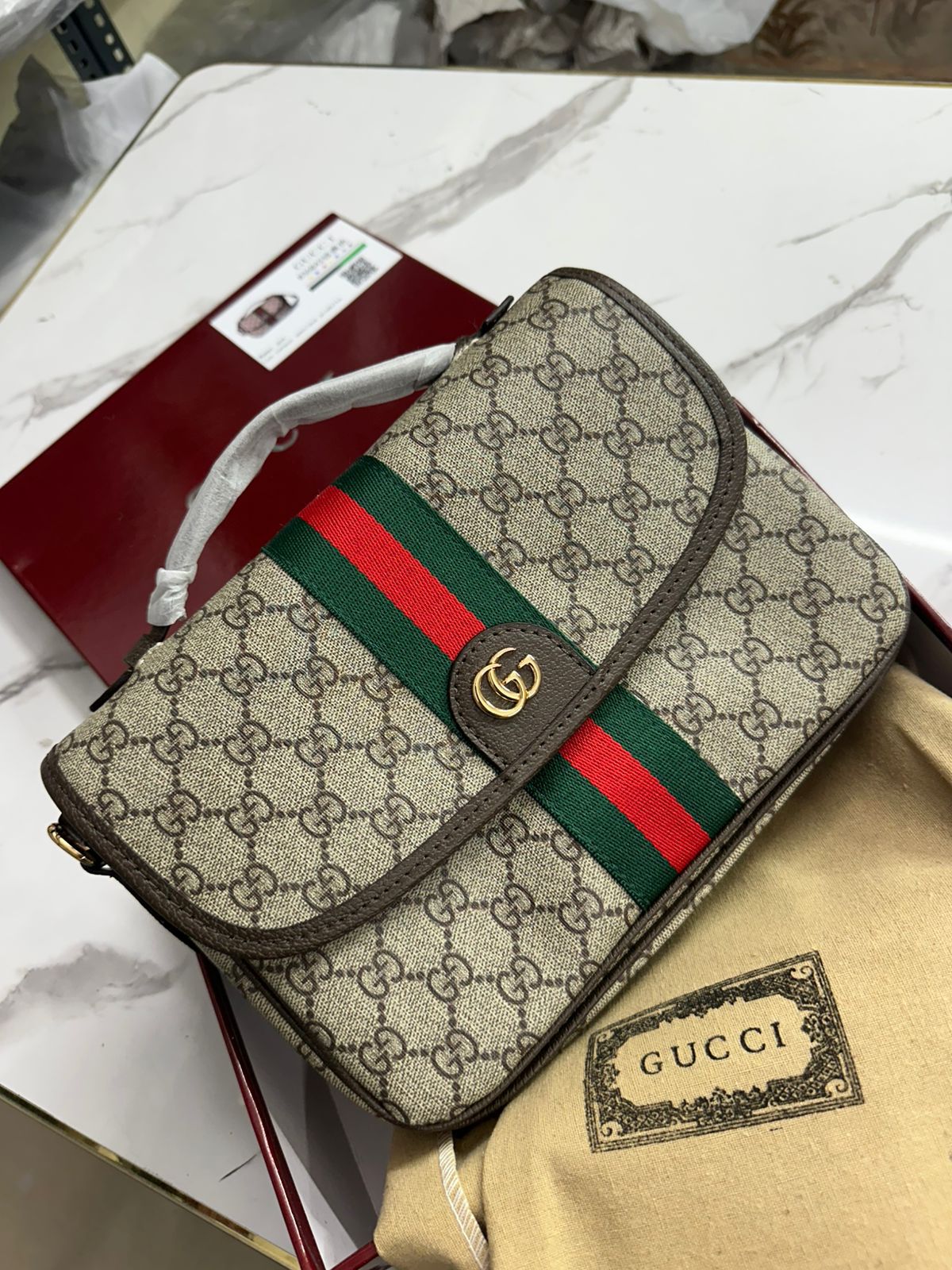 GUCCI GG TOP HANDLE OPHIDIA