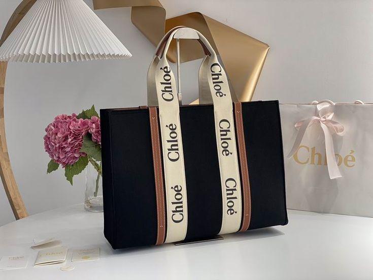 CHLOE WOODY TOTE BAG