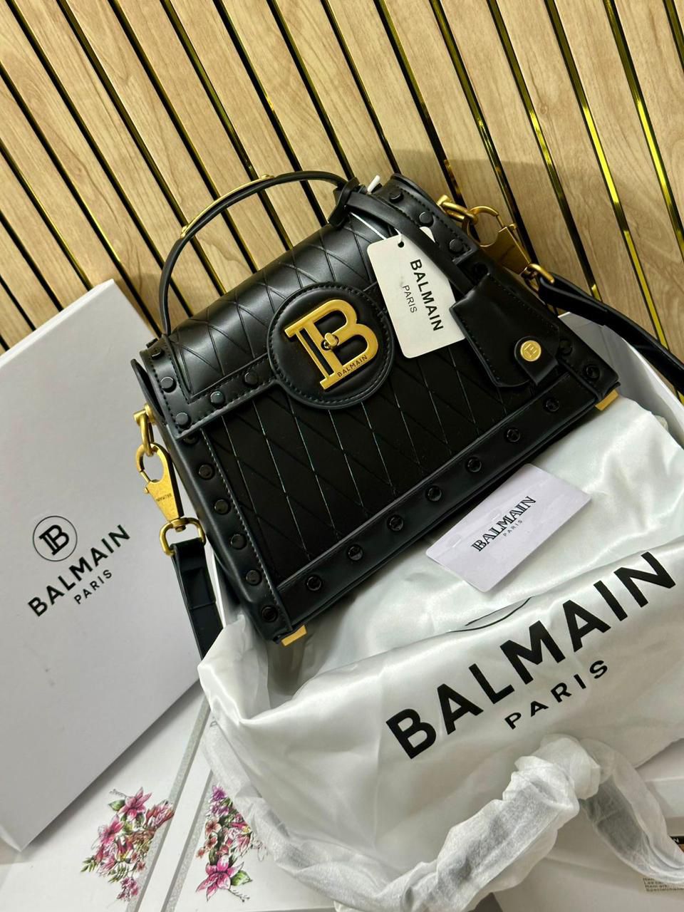 BALMAIN B BUZZ DYNASTY GENUINE BAG