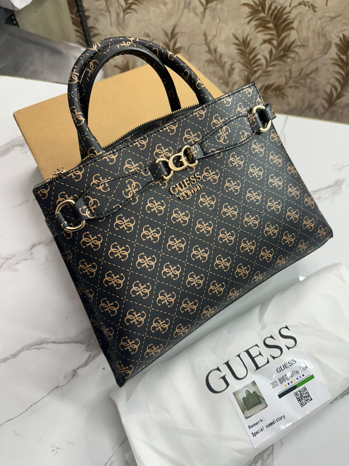 GUESS GINEVRA TOP HANDLA BAG